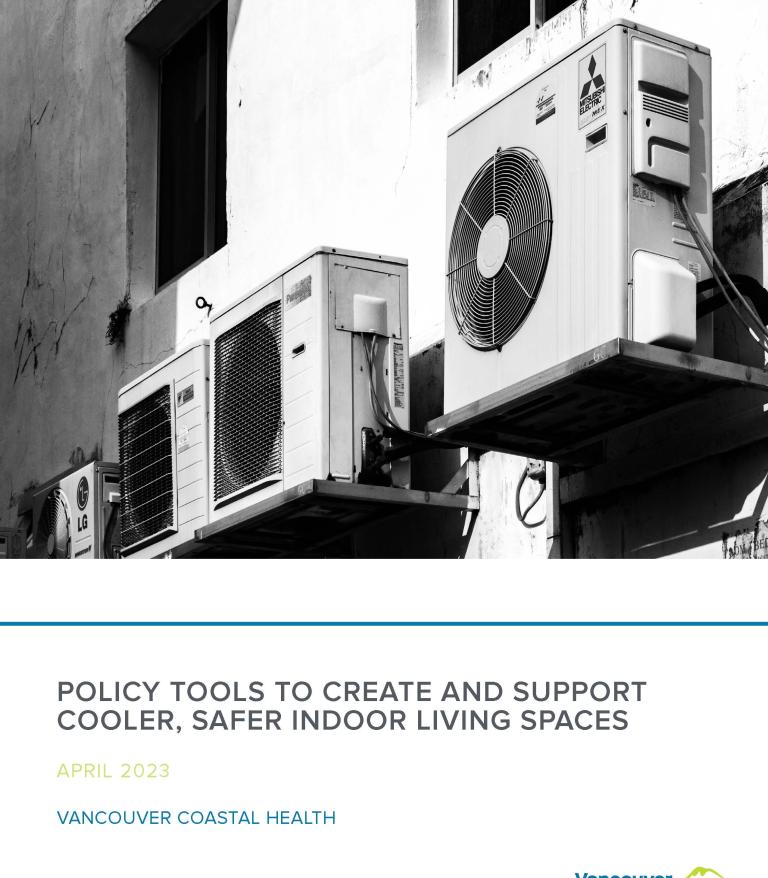 Cover of Policy tools to create and support cooler, safer indoor living spaces