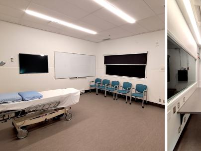 UBC skills training room in Richmond Hospital
