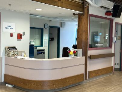 Reception desk at DTCU