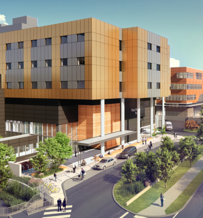 Rendering of the new Paul Myers Tower at Lions Gate Hospital