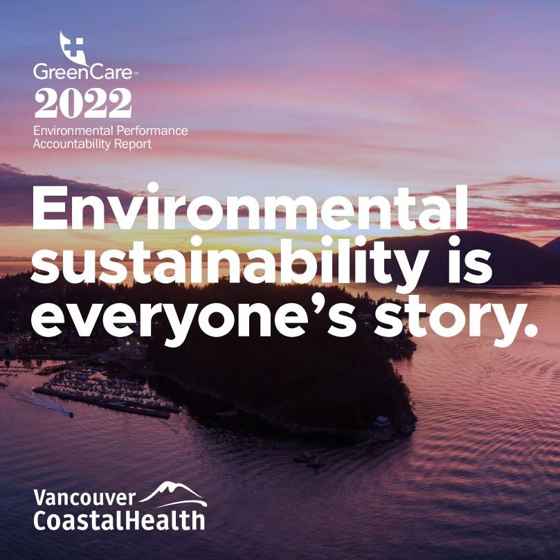 Cover of a report entitled "Environmental sustainability is everyone's story"